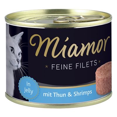 Miamor Fine Fillets 6 x 185g Tuna & Vegetables in Jelly