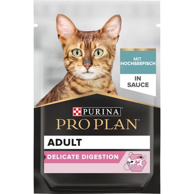PURINA PRO PLAN Cat Adult Delicate Digestion 6 x 85 g Turkey