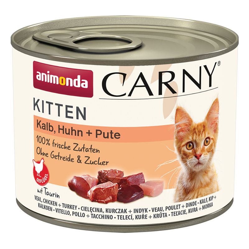 animonda Carny Kitten Mixed Pack 12 x 200g Mixed Pack (4 Varieties)