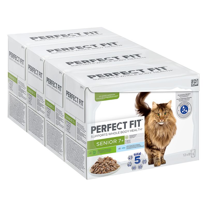 Perfect Fit Senior Pouches Turkey & Carrot (12 x 85g)