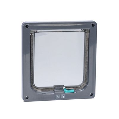 Karlie Cat Flap with 2-way Closure Grey: 20 x 19.2cm (W x H)