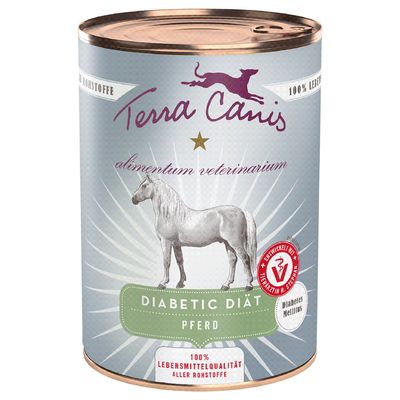 Terra Canis Alimentum Veterinarium Diabetic Diet 6 x 400 g Game