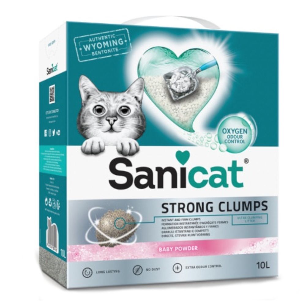 Sanicat Strong Clumps Clumping Cat Litter 10l