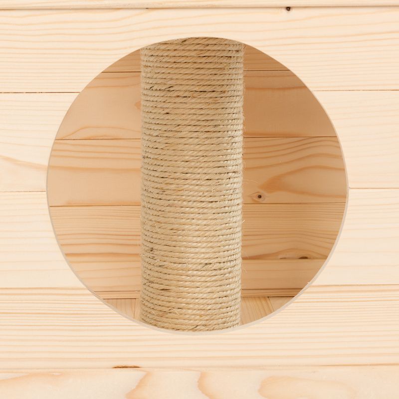 Cubist Cat House 40 x 40 x 96 cm (L x W x H)