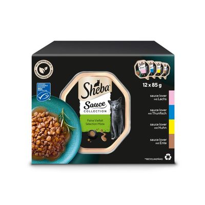 Sheba Varieties Multipack Saver Pack 32 x 85g Poultry Collection Select Slices in Gravy