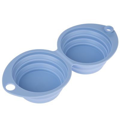TIAKI Mini Double Portable Silicone Bowl 2 x 350ml