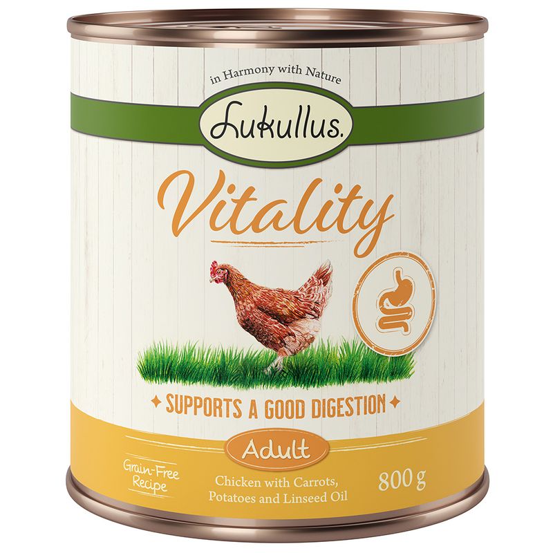 Lukullus Vitality Digestion: Chicken (Grain-Free) 6 x 400g