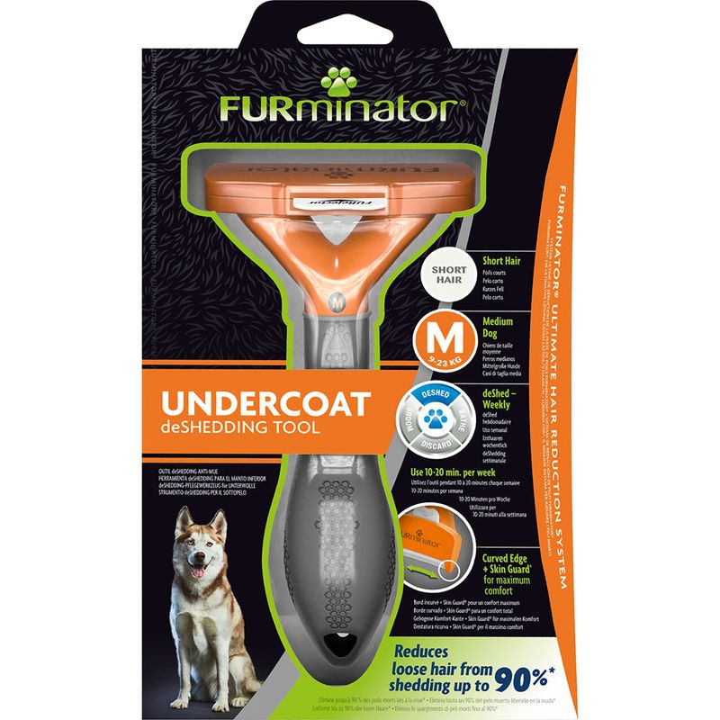 FURminator deShedding Tool M Short Hair Width 6.1cm