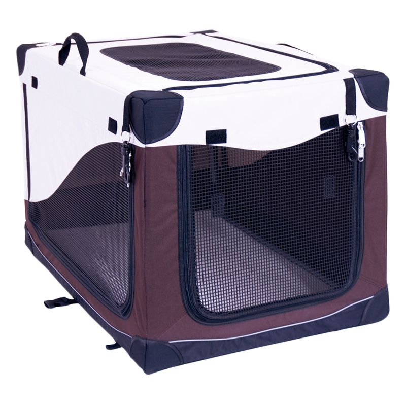 Portable Pet Home M: 76 x 50.5 x 48cm (L x W x H) - Grey