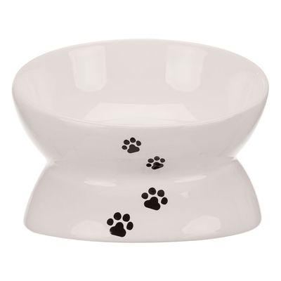 Trixie Tilted Ceramic Bowl 150ml, 13cm diameter