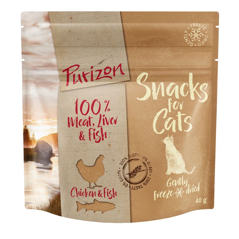 Purizon Cat Snacks Grain-Free Saver Pack 3 x 40g Mix