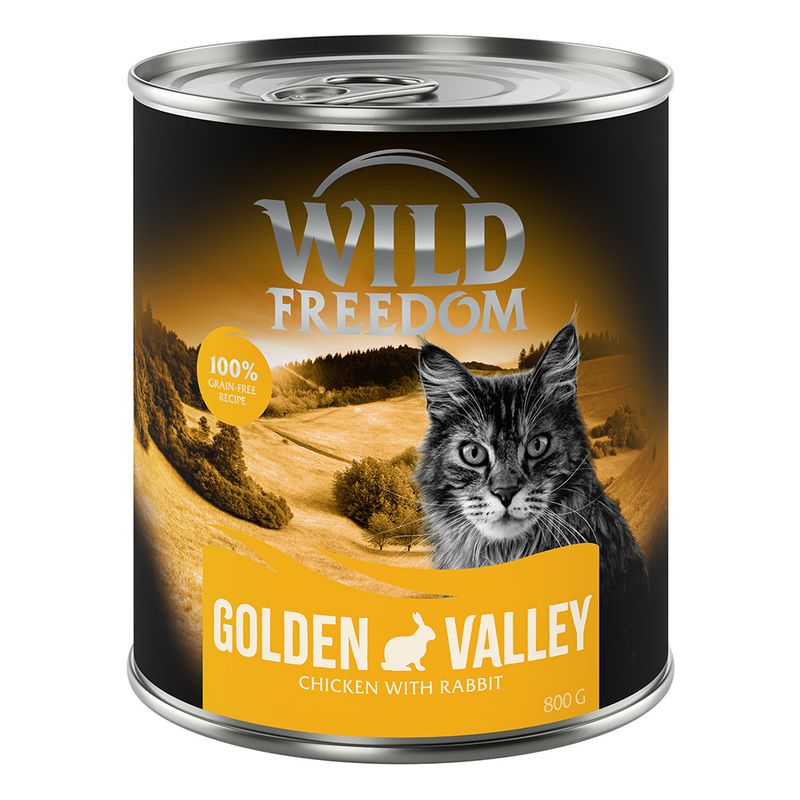 Wild Freedom Adult 6 x 800g Mixed Pack (Chicken, Pollock, Rabbit)