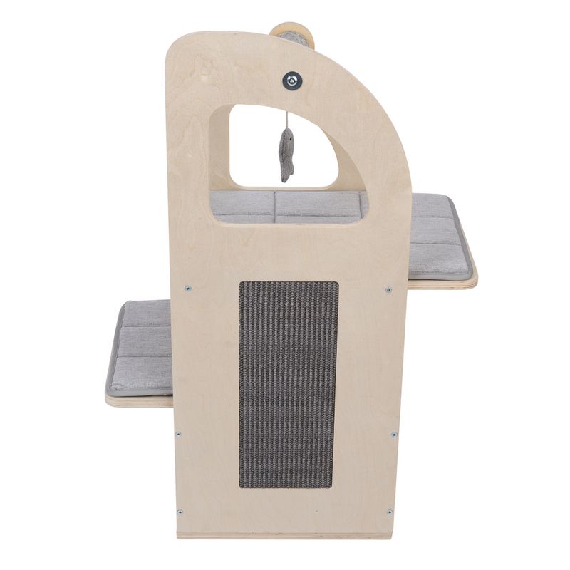 TIAKI Aidan Cat Scratching Tree Light Grey