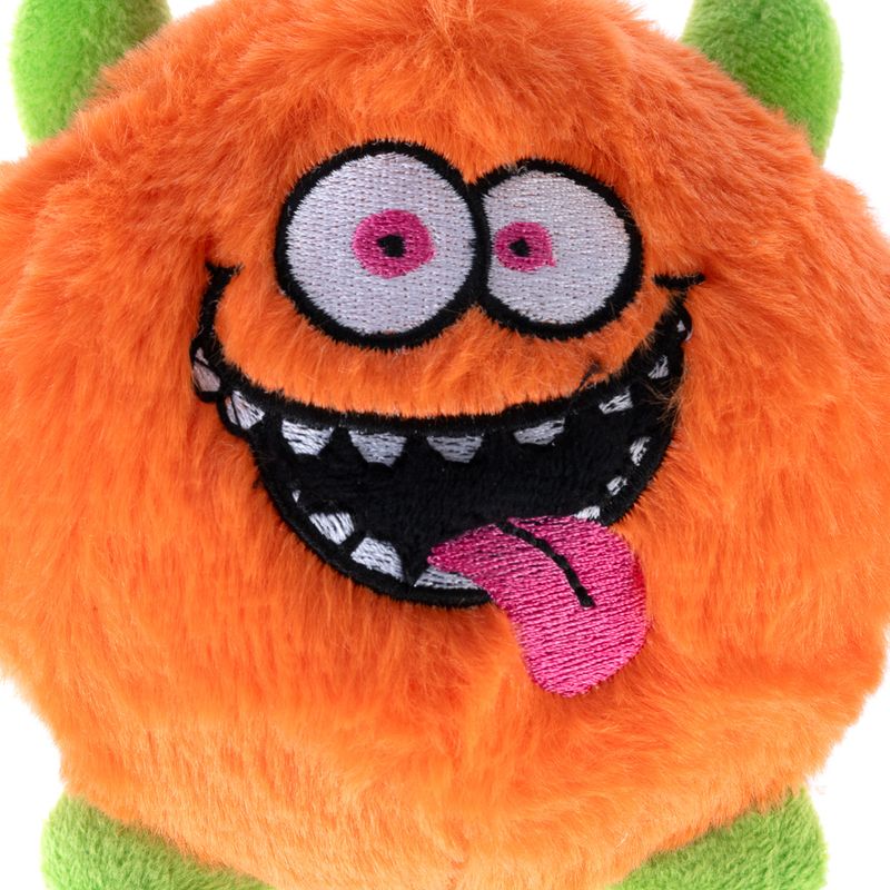 TIAKI Orange Monster Plush Dog Toy 19 x 14 x 8 cm (L x W x H)