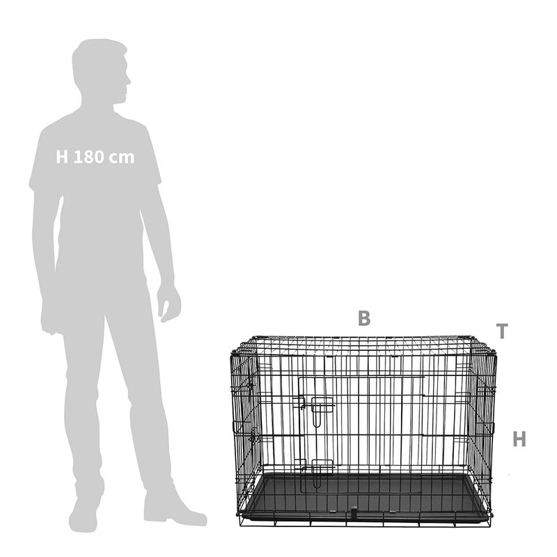 HAFENBANDE Room Cage Twin Door W 107 x D 70 x H 77.5 cm