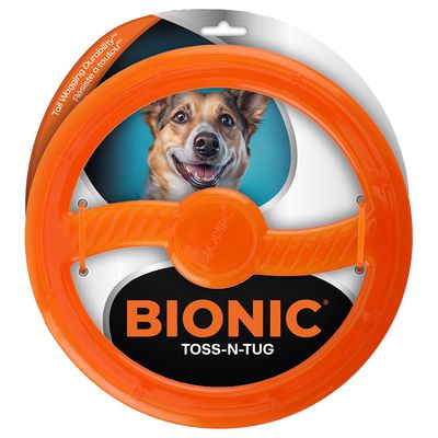 BIONIC Toss-N-Tug Throwing Ring for Dogs 22.7cm (diameter)