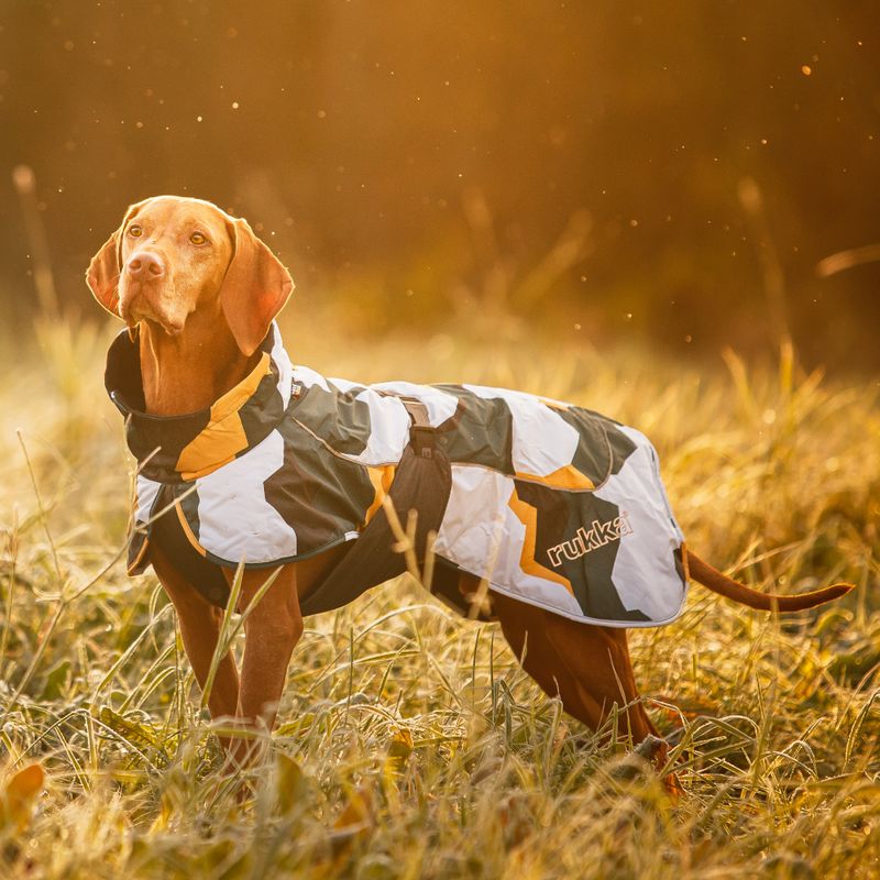 Rukka® Stormy Dog Coat - Camouflage approx. 43cm back length (Size 40)