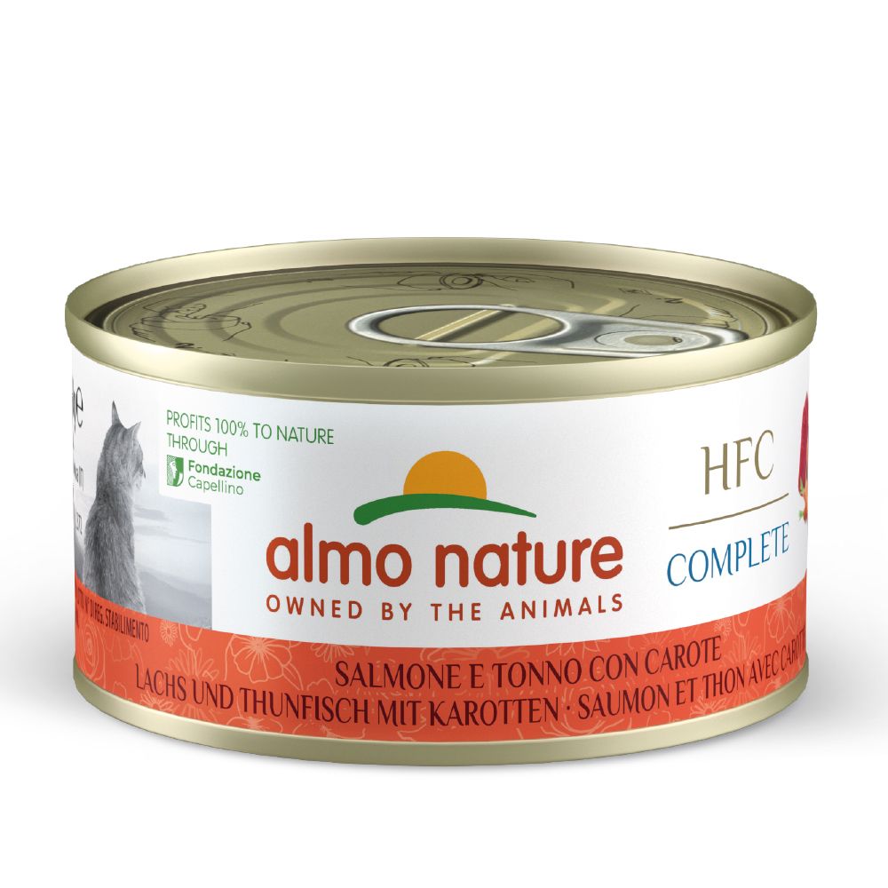 Almo Nature HFC Complete Saver Pack 24 x 70g Salmon & Tuna with Carrot