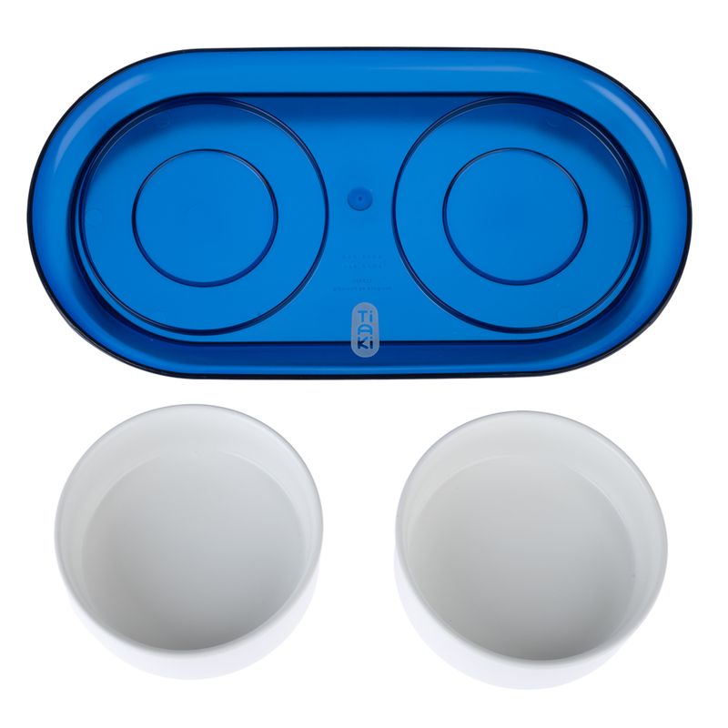 TIAKI Deep Sea Duo Ceramic Bowls 2 x 400ml, diameter 13cm