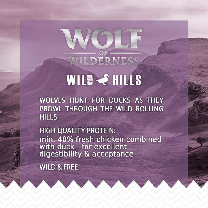 Wolf of Wilderness Grain-Free Trial Pack 1 x100g Wild Hills - Duck (100g)