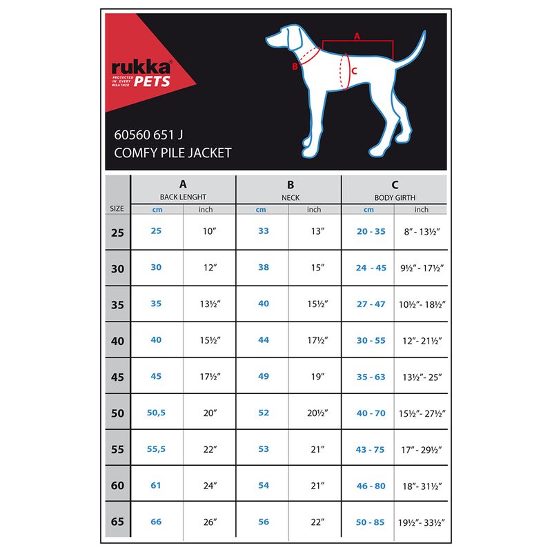 Rukka® Comfy Pile Jacket - Camouflage approx. 35cm back length (Size 35)