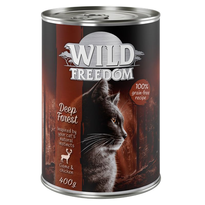 Wild Freedom Adult Saver Pack 24 x 400g Mixed Pack I (Chicken, Pollock, Lamb, Rabbit, Game)