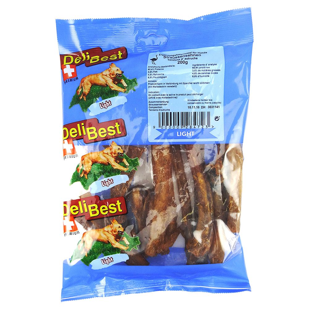 DeliBest Light Ostrich Tendons 200g