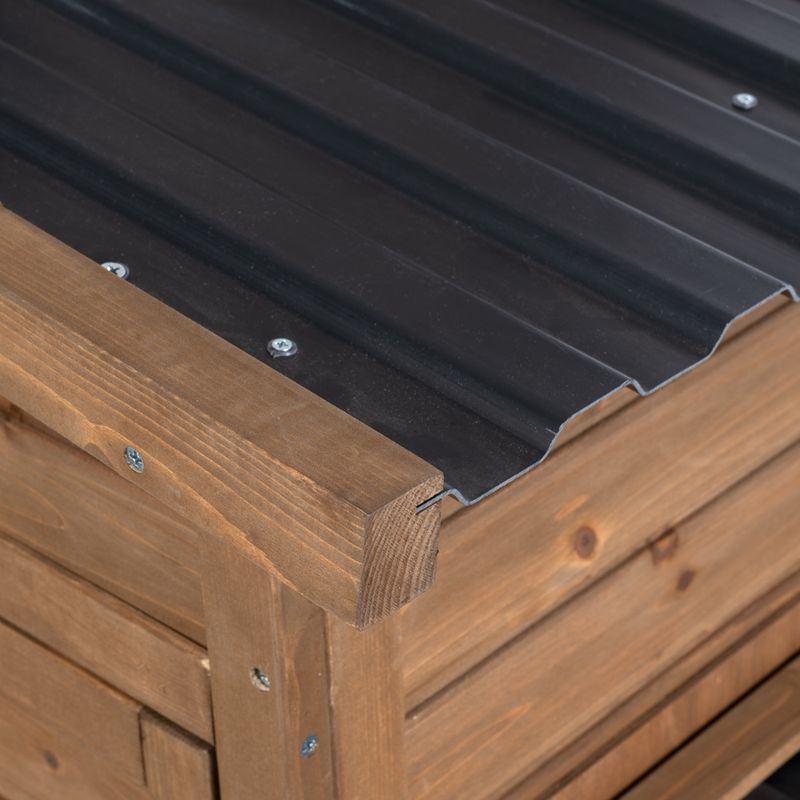 TIAKI Ranch Wooden Chicken Coop (Optionally Expandable) Attached Enclosure: 116 x 78 x 89.8 cm (L x W x H)