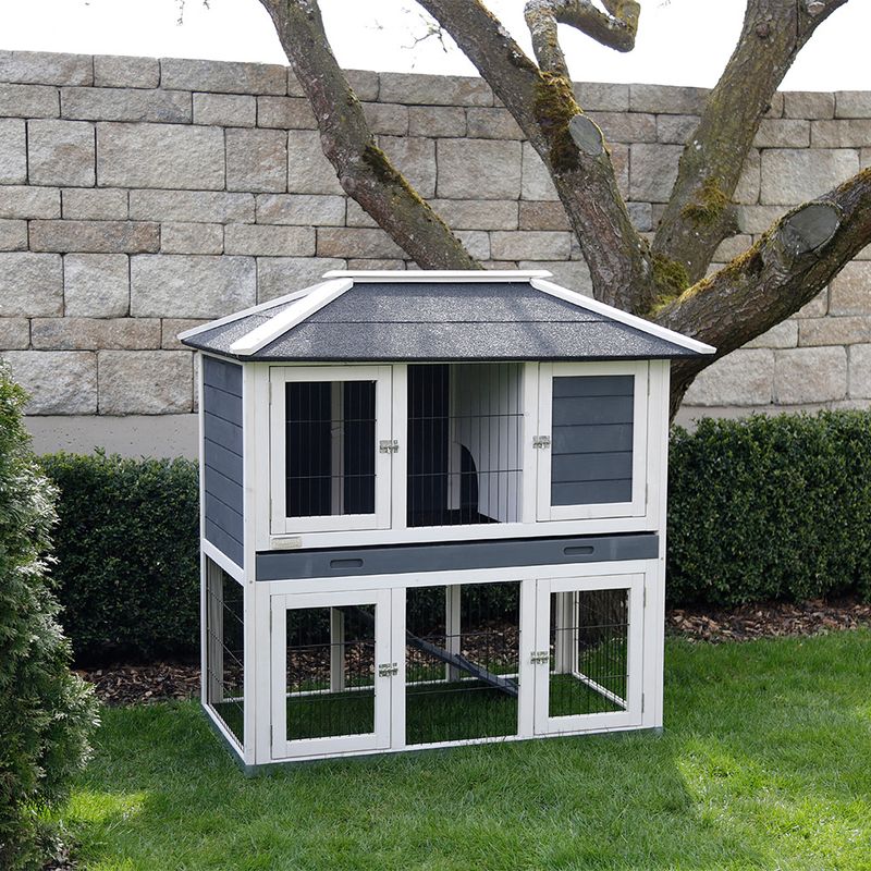 Kerbl Pets Villa Small Animal Hutch 118 x 68 x 118cm (L x W x H)