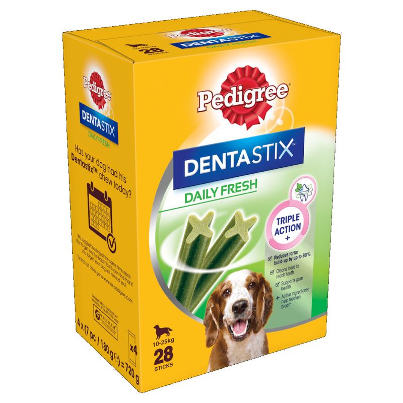 Pedigree Dentastix: 56 Regular & 28 Fresh - Bundle Pack!* Large Dentastix (56 Sticks) & Fresh (28 Sticks)
