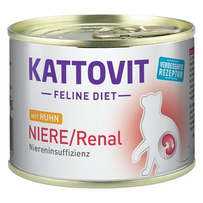 Kattovit Kidney/Renal (Renal Failure) Chicken (6 x 185g)