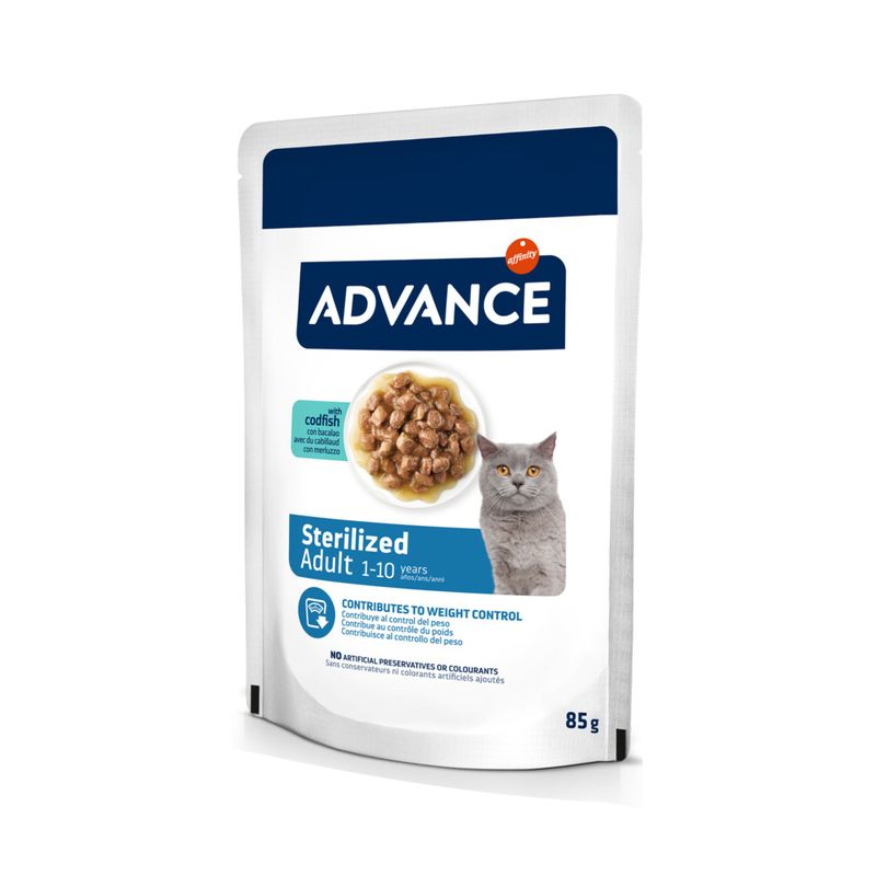 Advance Feline Sterilised Cod 12 x 85g