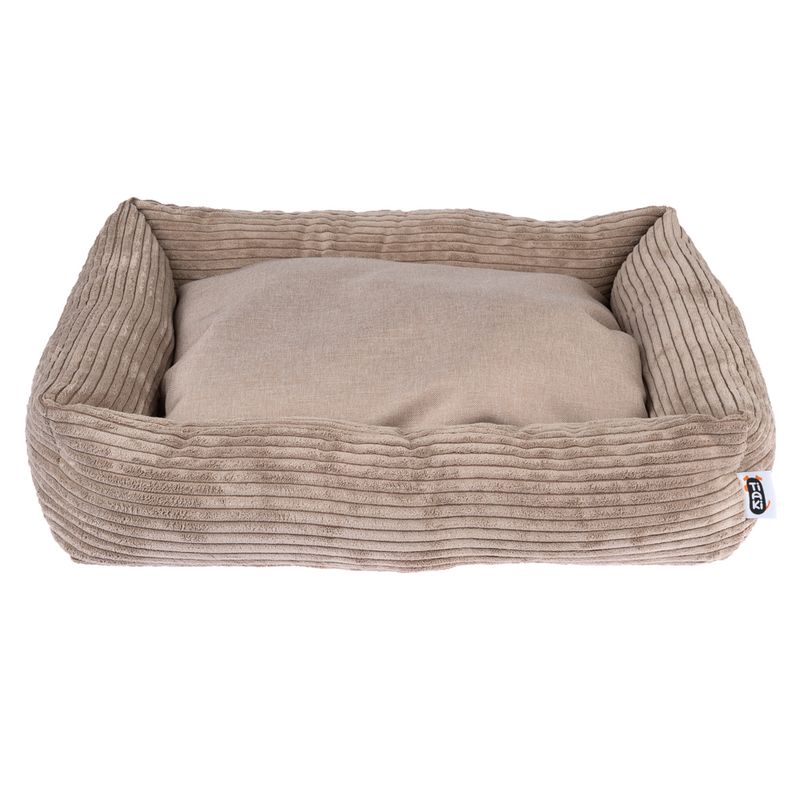 TIAKI Lincoln Cord Dog Bed 65 x 55 x 15 cm (L x W x H)