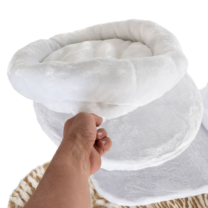 White Tiger XXL Cat Tree White (2 packages)