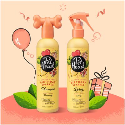 Pet Head Birthday Edition Birthday Sparkle Shampoo (300ml)
