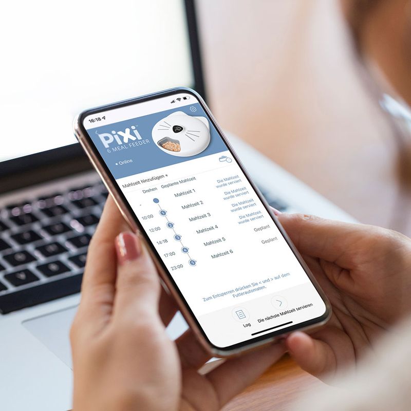 Catit Pixi Smart 6-Meal Automatic Feeder 6 x 170 ml