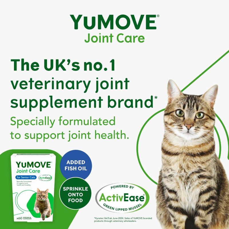YuMOVE Joint Care for Senior Cats 60 Capsules