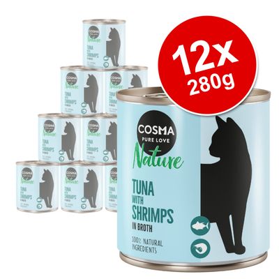 Cosma Nature Saver Pack 12 x 280g Mix 2 (6 Varieties)