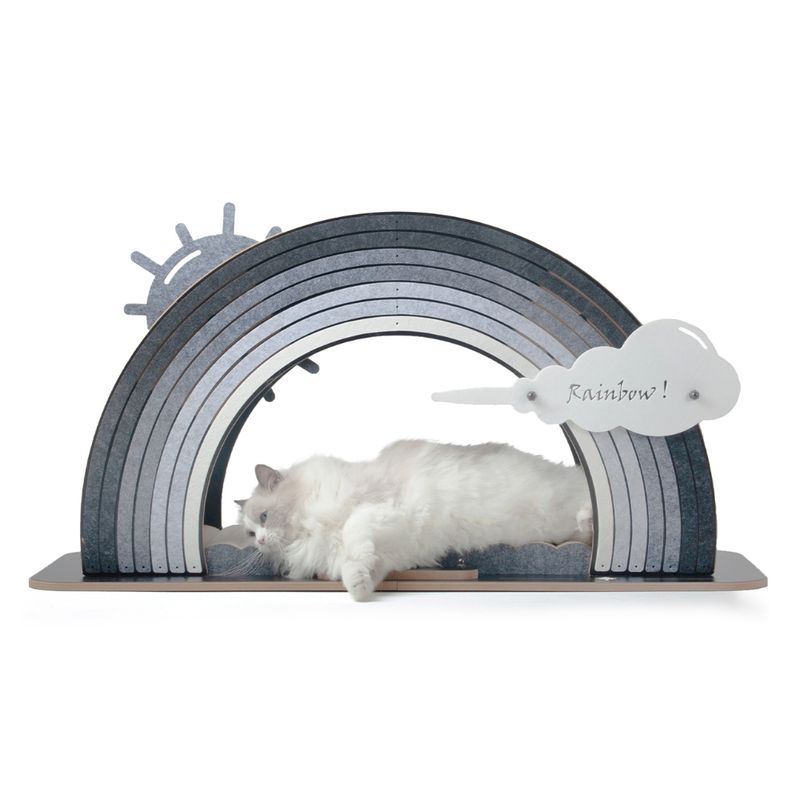 Canadian Cat Company Design Scratching Furniture Rainbow Grey