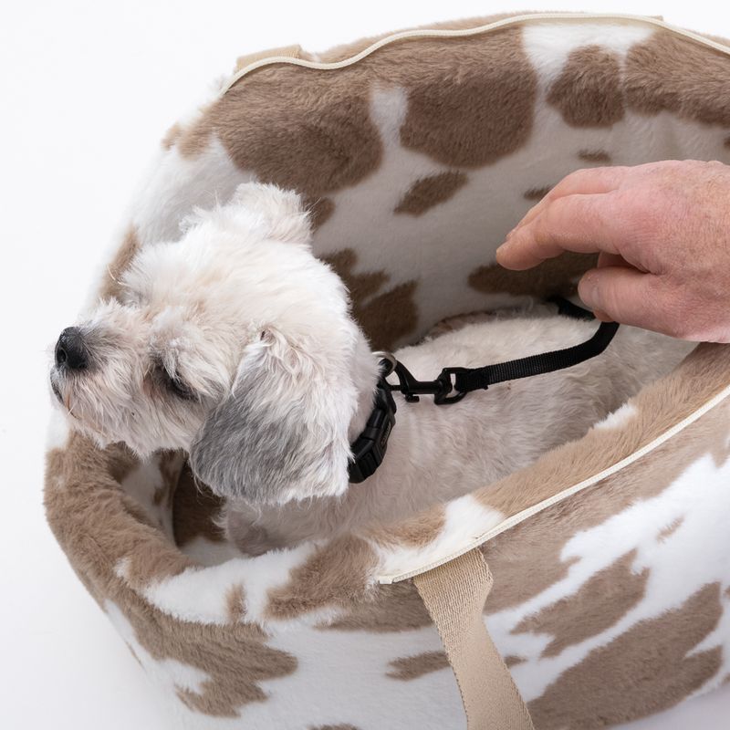 TIAKI Cow Print Shoulder Carrier 41 x 27 x 29cm (L x W x H)