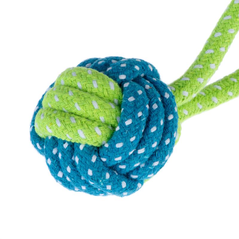 Dog toy Limoen rope & ball approx. diameter 6 x L 32 cm