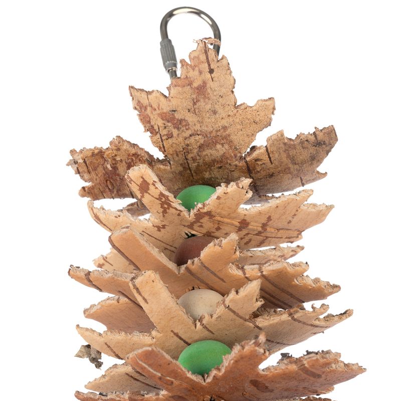 TIAKI Maple Leaf Kebab Nibble Toy for Birds approx. 8 x 5 x 24cm (L x W x H)