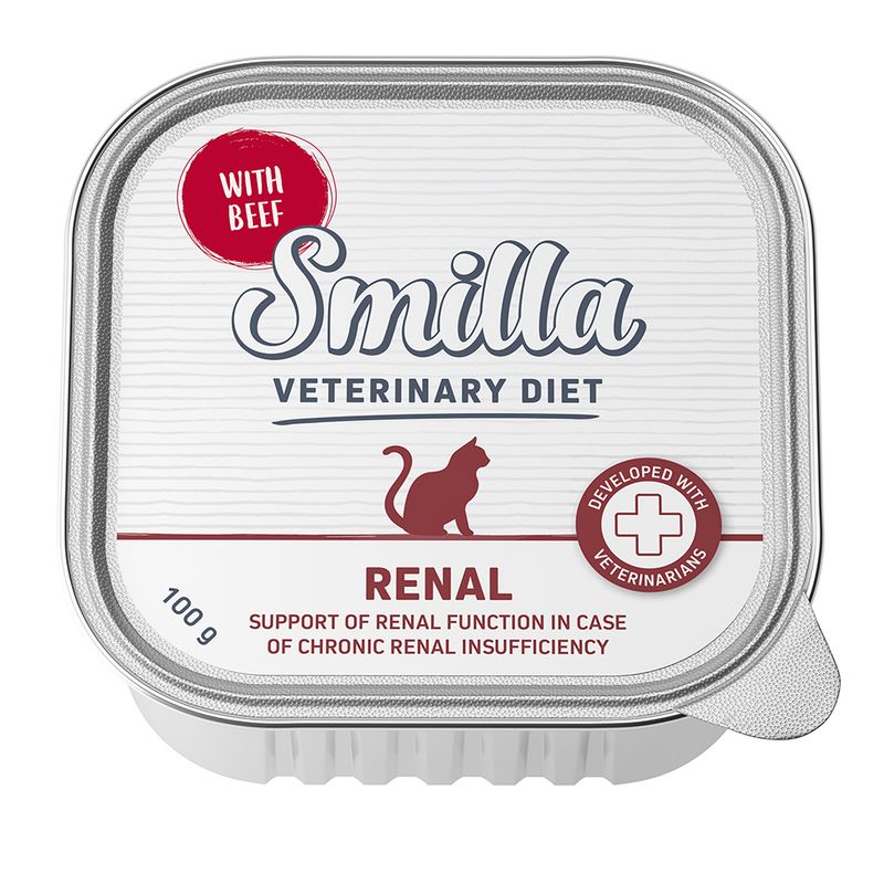 Smilla Veterinary Diet Renal with Beef: 8 x 100g