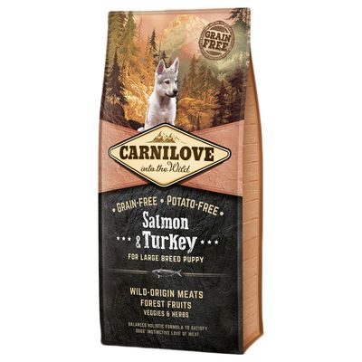 Carnilove Puppy Large Breed Salmon and Turkey 12kg