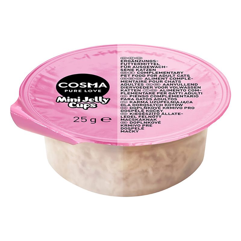 Cosma Mini Jelly Cups Saver Pack 24 x 25g Chicken Breast