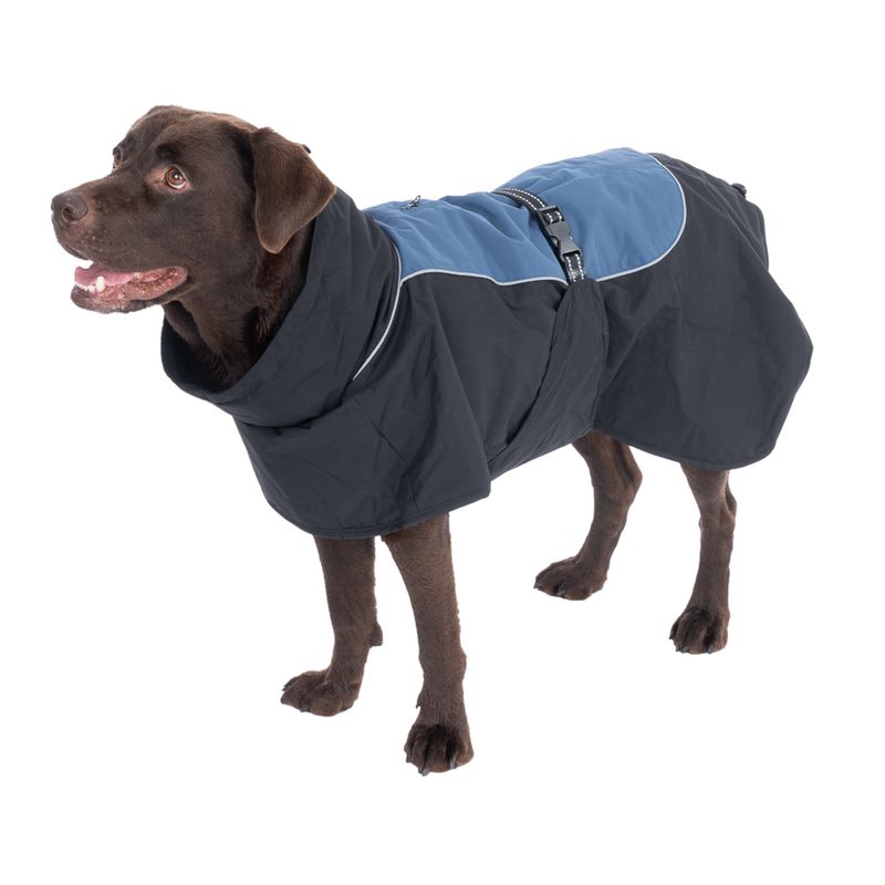 TIAKI Softshell Dog Coat - Steel approx. 30cm (Back Length)