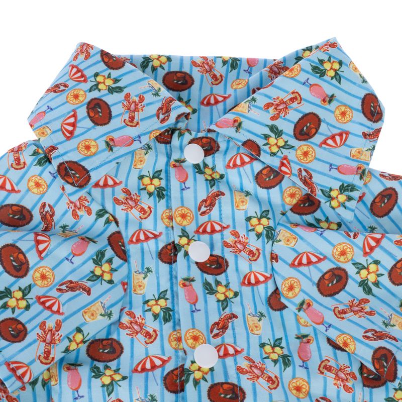 TIAKI Hawaiian Shirt for Dogs approx. 35cm Back Length