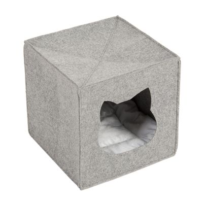 Felt Cat Den for Shelves 33 x 33 x 33 cm (L x W x H)