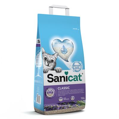 Sanicat Classic Lavender Cat Litter 16l