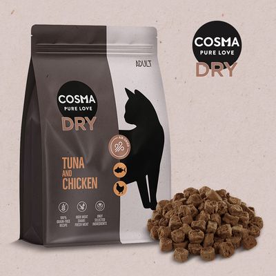 Cosma Tuna & Chicken Dry Food 400g
